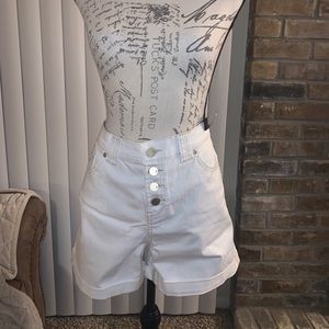 NWT! White Jean Shorts